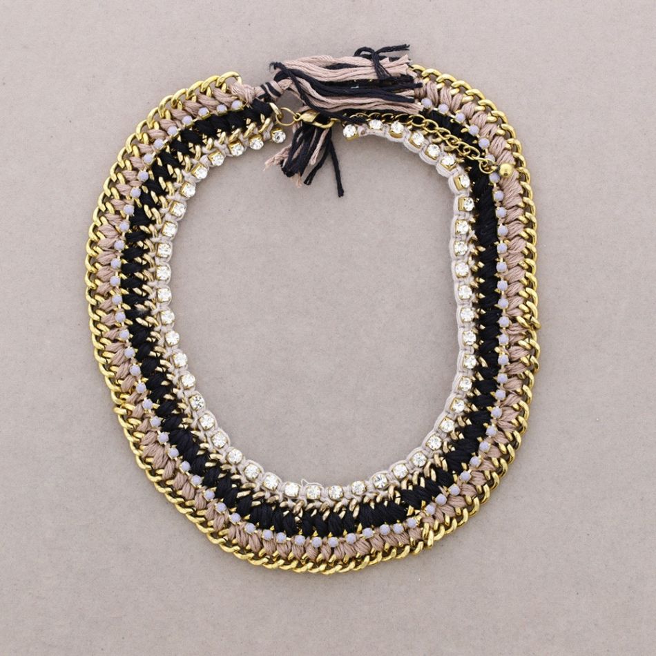 GARGANTILLA CADENAS HILO TRENZADO