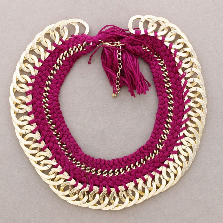 GARGANTILLA CADENAS HILO TRENZADO