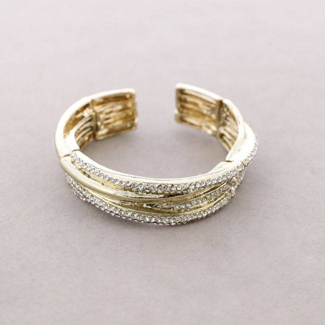 CRYSTAL METAL BRACELET