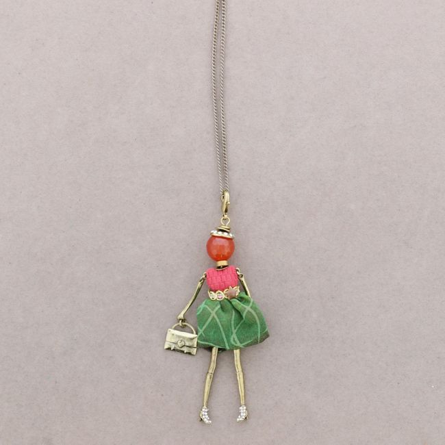 LONG PENDANT NECKLACE DOLL