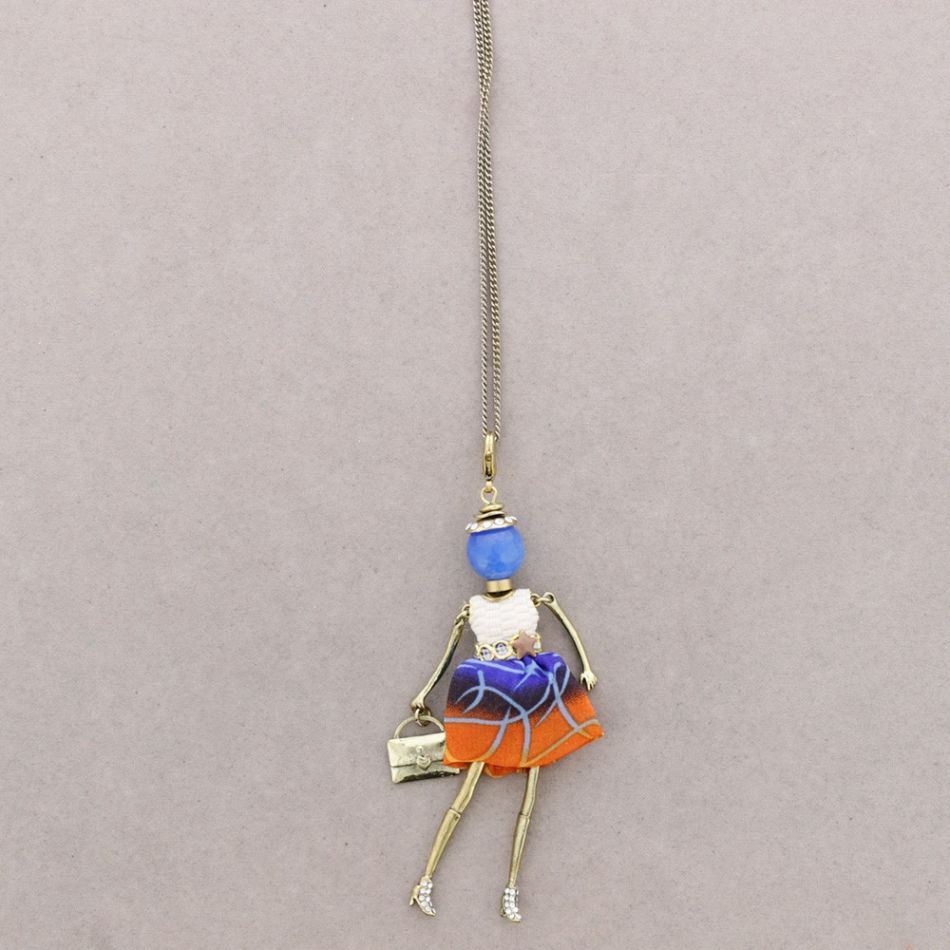 LONG PENDANT NECKLACE DOLL