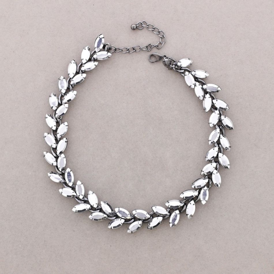 METAL LEAF CHOKER
