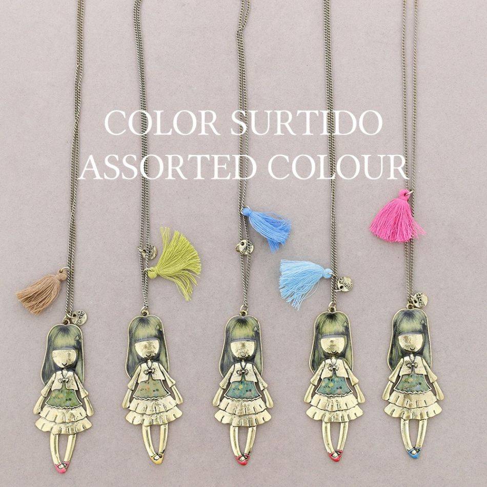 COLLAR LARGO COLGANTE MUÑECA