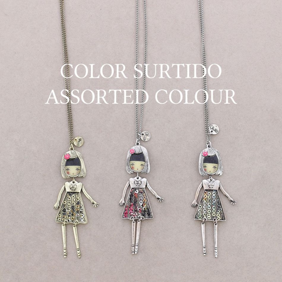 COLLAR LARGO COLG. BAILARINA