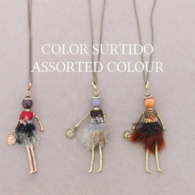 LONG PENDANT NECKLACE DOLL