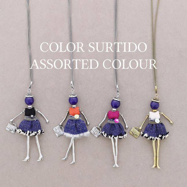 LONG PENDANT NECKLACE DOLL