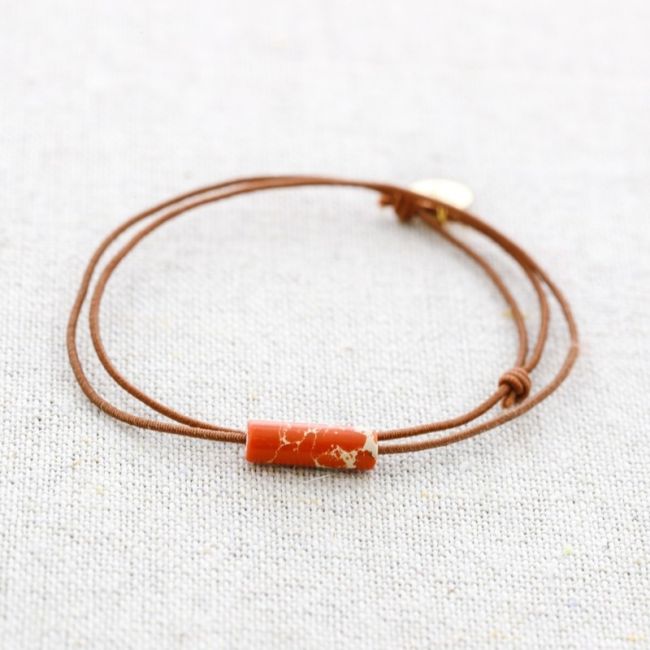 ELASTIC DOUBLE STEEL STONE BRACELET