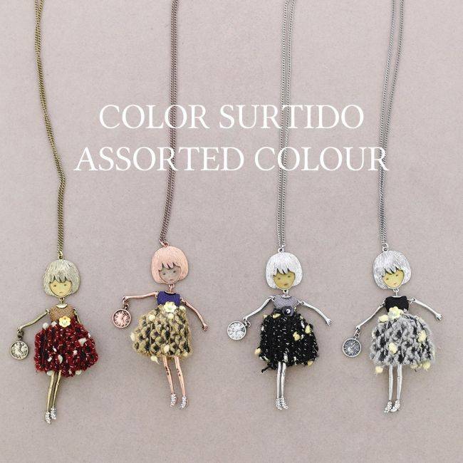 LONG PENDANT NECKLACE CARINE DOLL