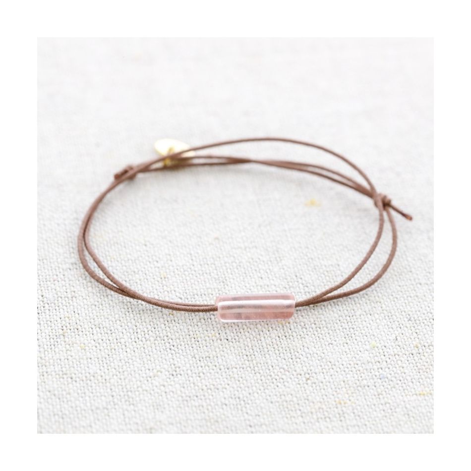 ELASTIC DOUBLE STEEL STONE BRACELET