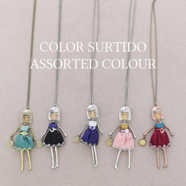 LONG PENDANT NECKLACE CARINE DOLL