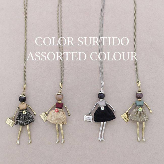 LONG PENDANT NECKLACE DOLL