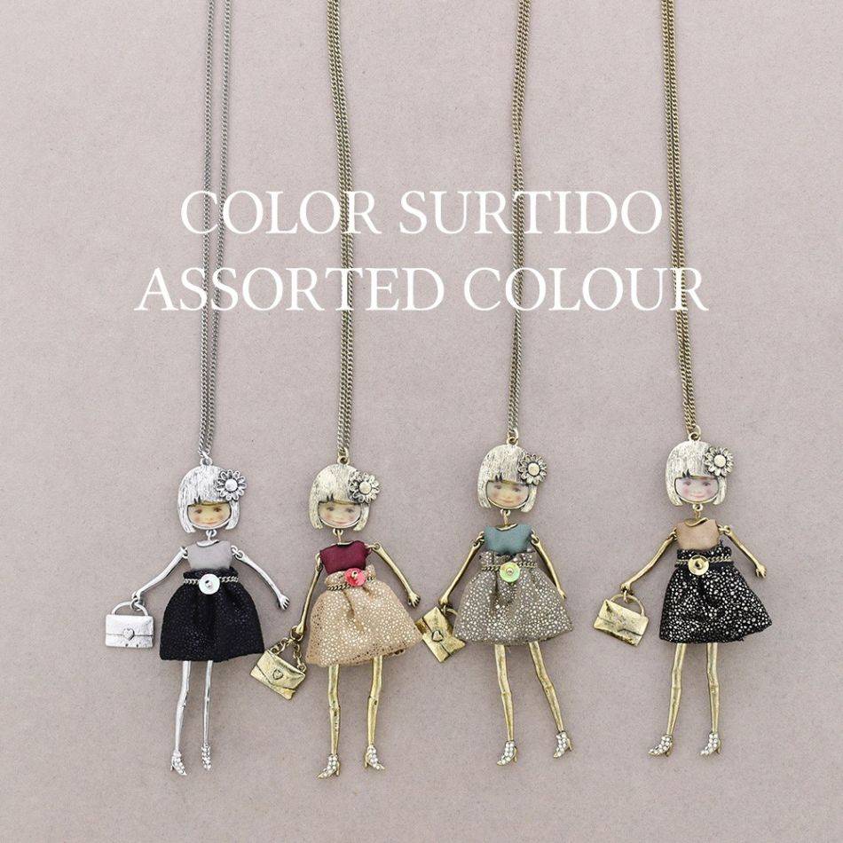 LONG PENDANT NECKLACE CARINE DOLL
