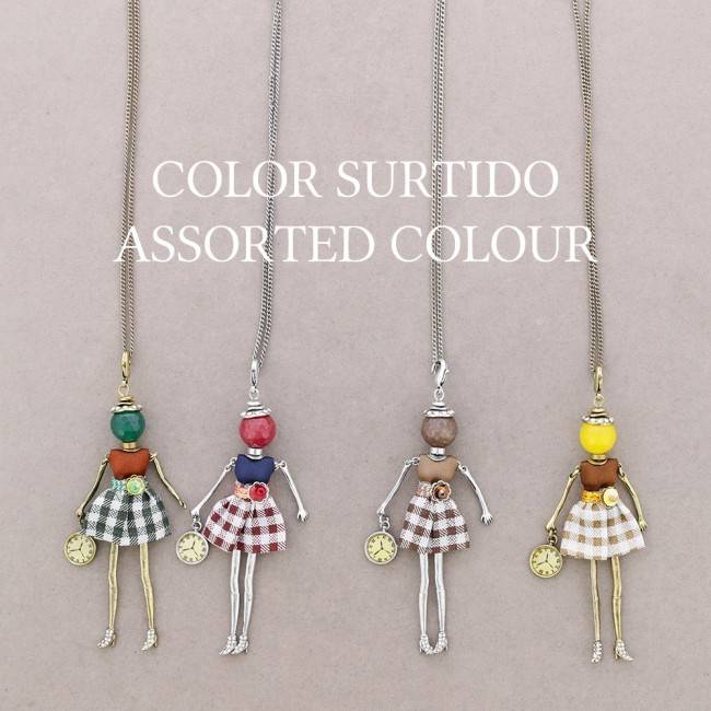 LONG PENDANT NECKLACE DOLL