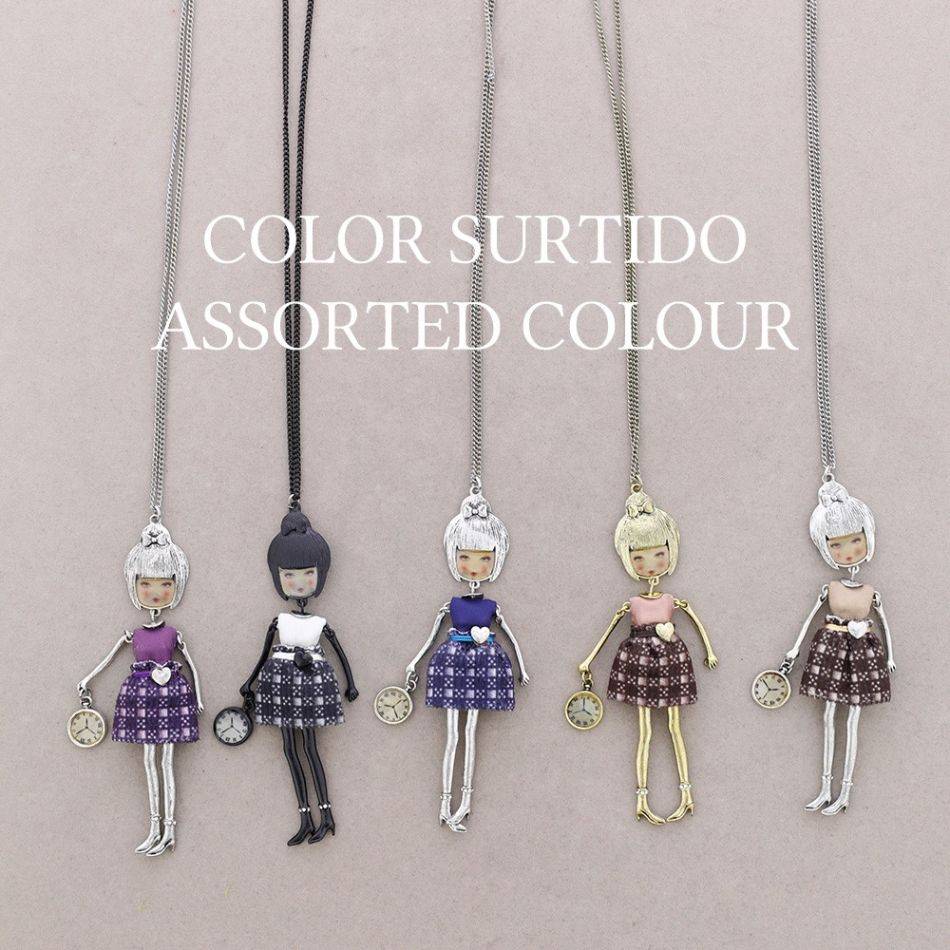 LONG PENDANT NECKLACE CARINE DOLL