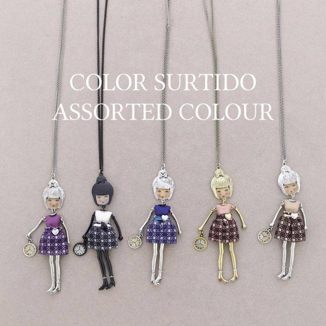 LONG PENDANT NECKLACE CARINE DOLL