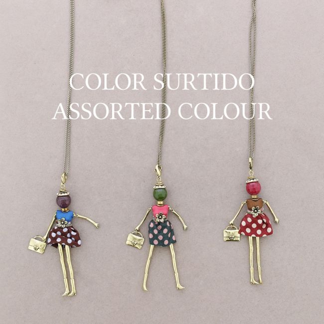 LONG PENDANT NECKLACE DOLL