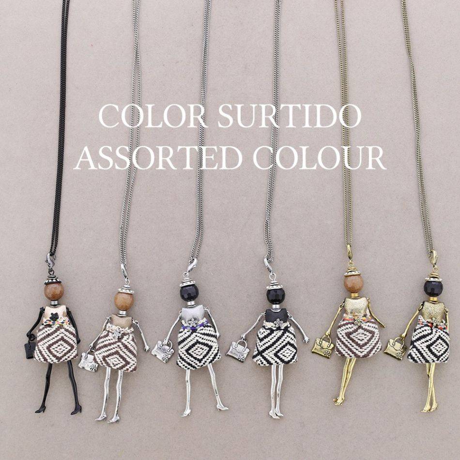LONG PENDANT NECKLACE DOLL