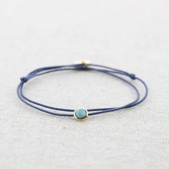 ELASTIC DOUBLE STEEL STONE BRACELET
