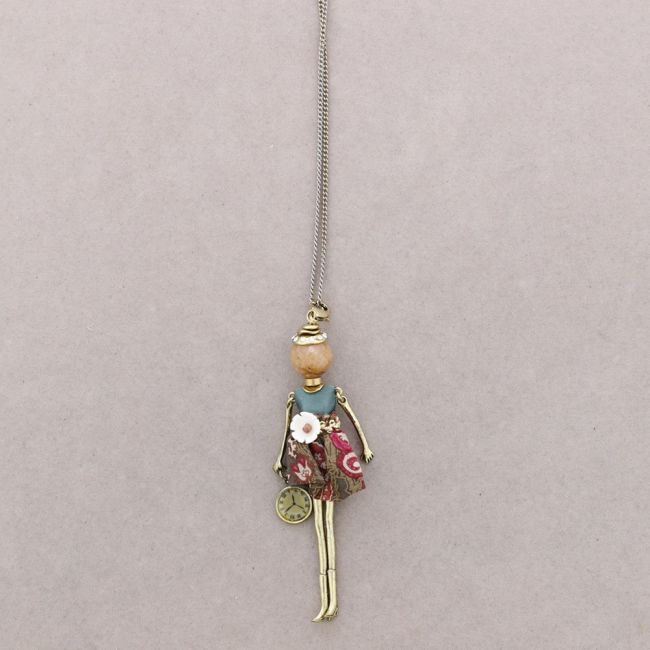 LONG PENDANT NECKLACE DOLL