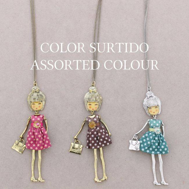 CARINA DOLL LONG NECKLACE