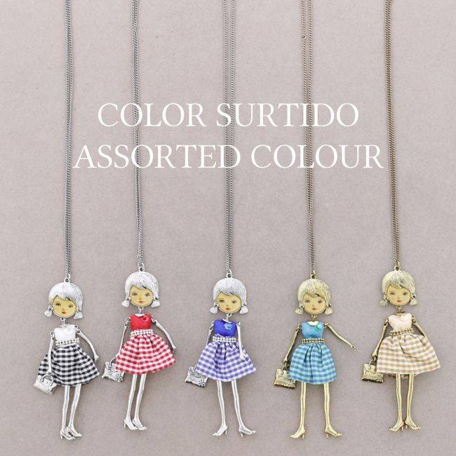 LONG PENDANT NECKLACE CARINE DOLL