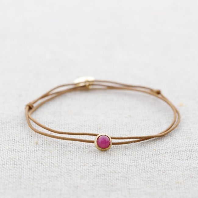 ELASTIC DOUBLE STEEL STONE BRACELET