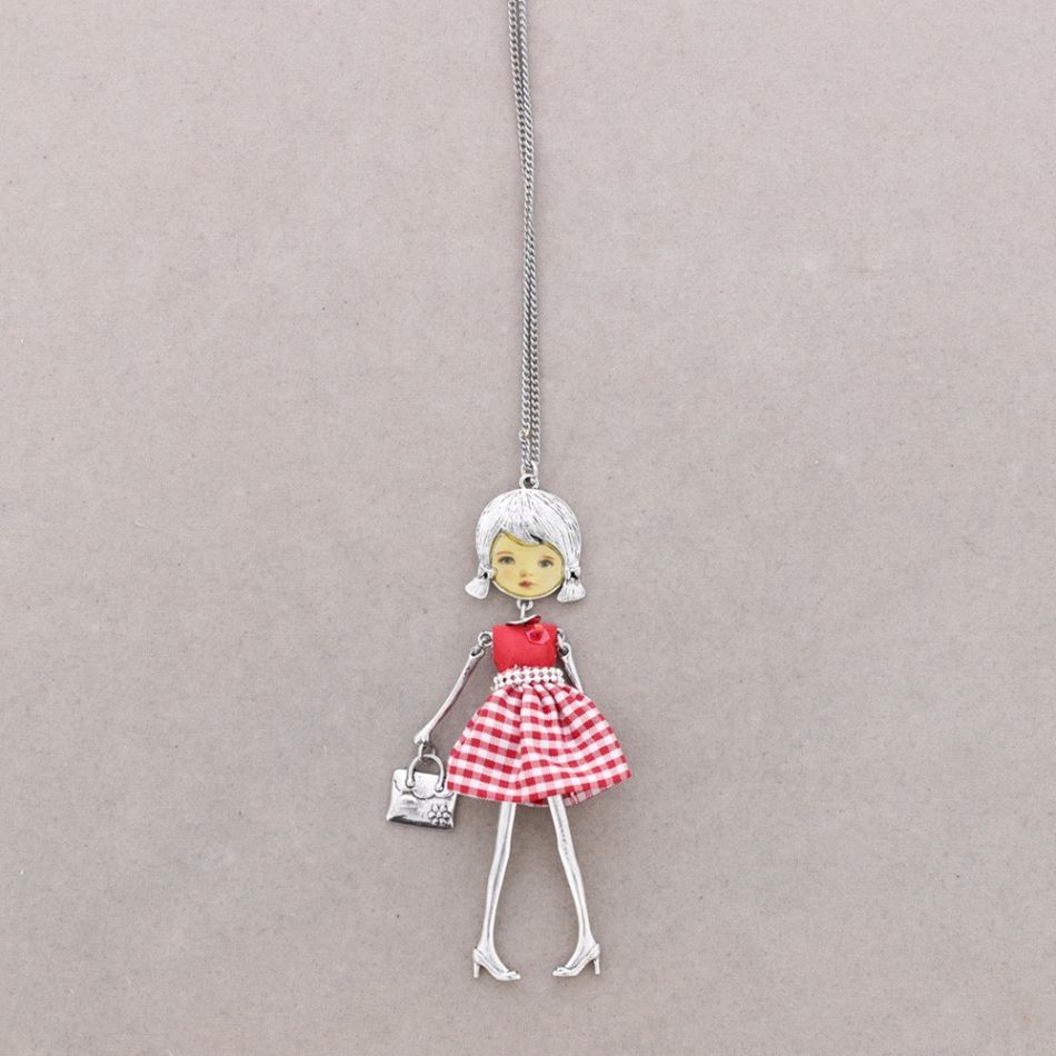 LONG PENDANT NECKLACE CARINE DOLL