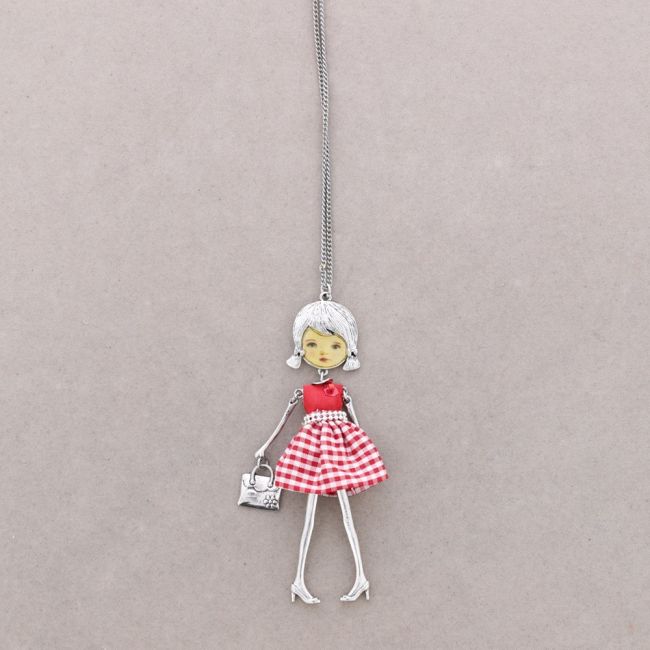 LONG PENDANT NECKLACE CARINE DOLL
