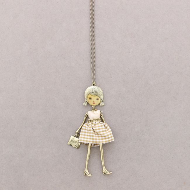 LONG PENDANT NECKLACE CARINE DOLL