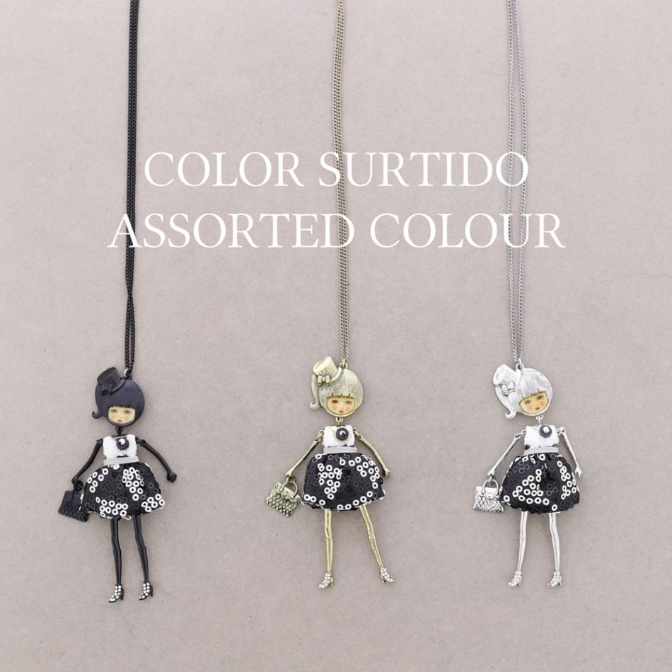 CARINA DOLL LONG NECKLACE