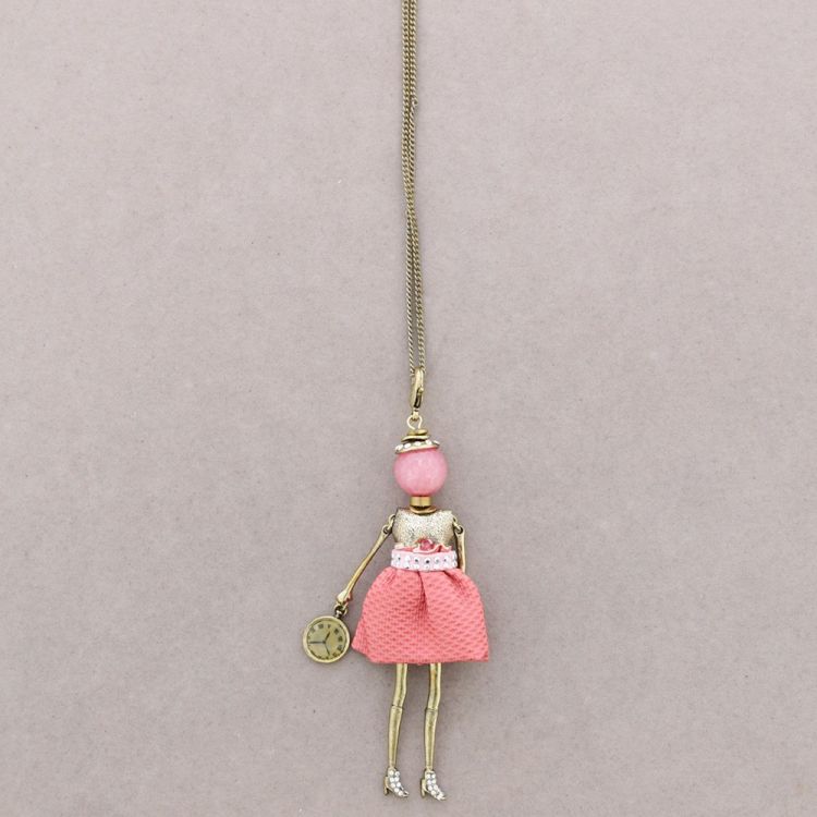 LONG PENDANT NECKLACE DOLL 2