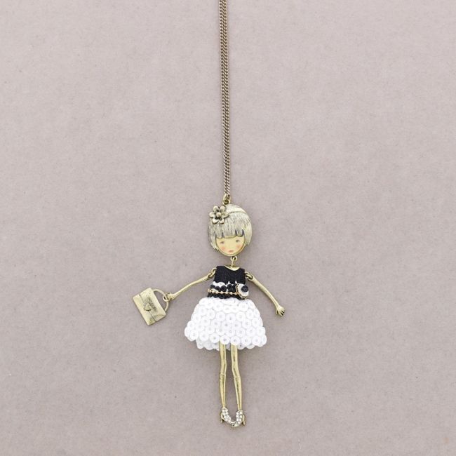 LONG PENDANT NECKLACE CARINE DOLL