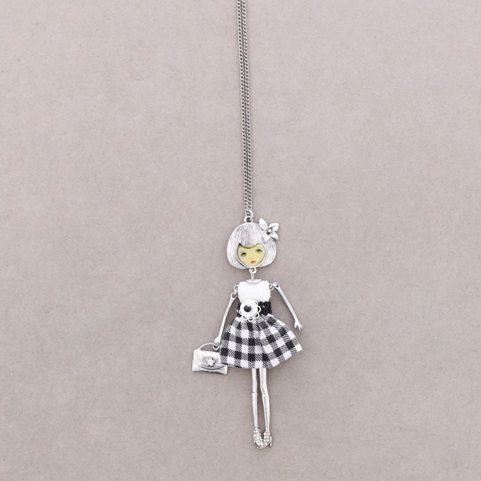 LONG PENDANT NECKLACE CARINE DOLL