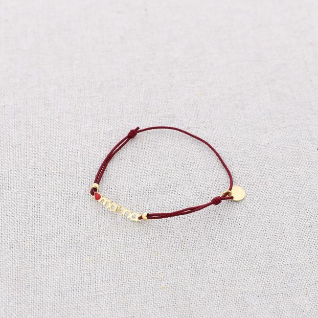 PULSERA ACERO ELÁSTICA CORAZÓN MAMÁ