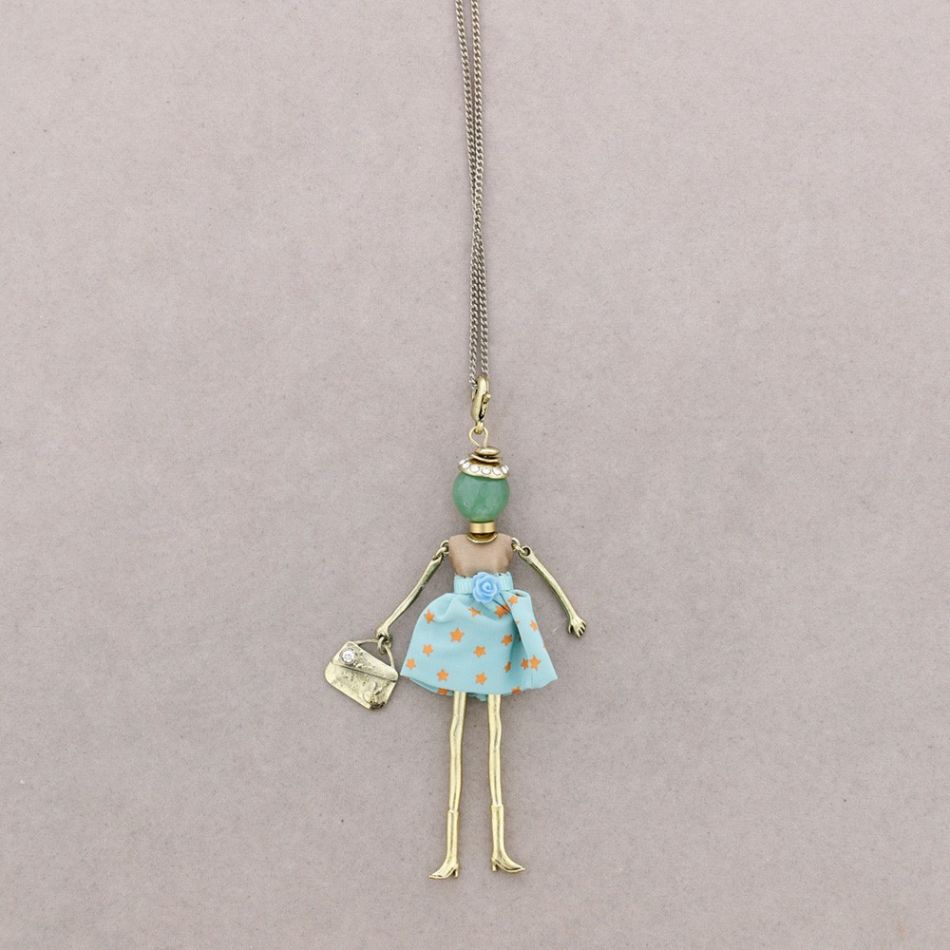 LONG PENDANT NECKLACE DOLL