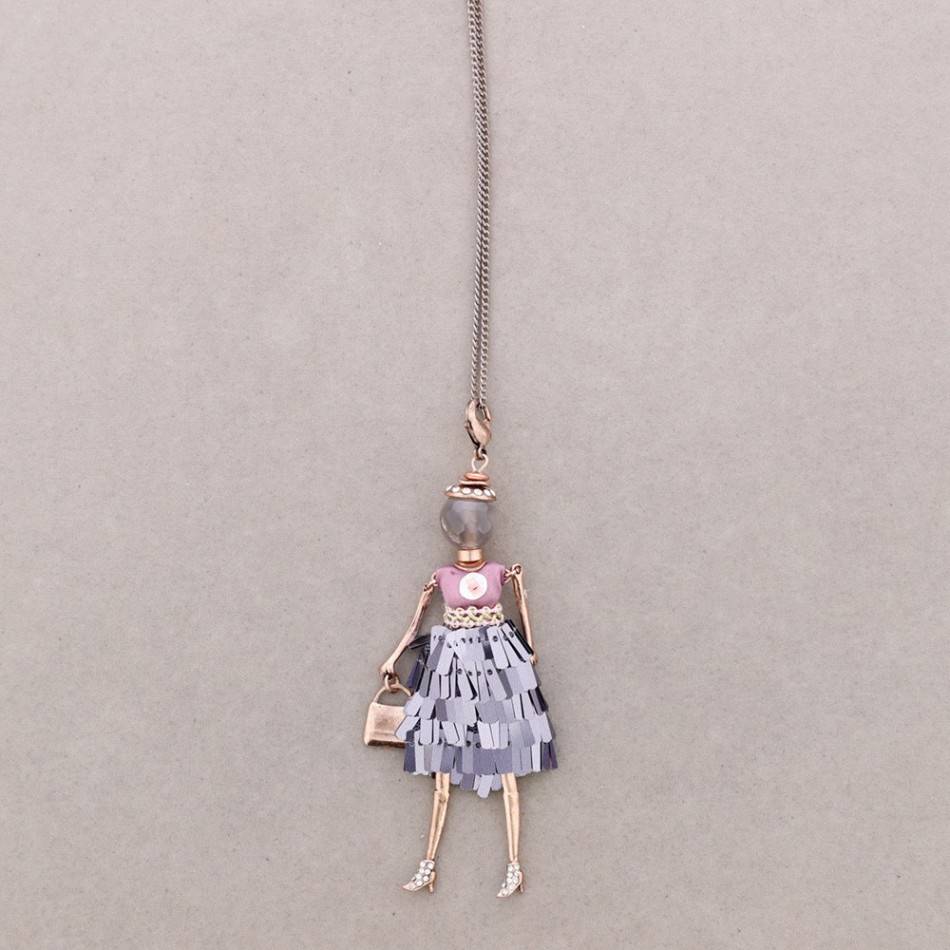LONG PENDANT NECKLACE DOLL