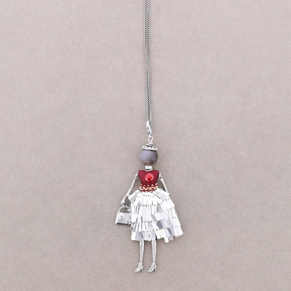 LONG PENDANT NECKLACE DOLL
