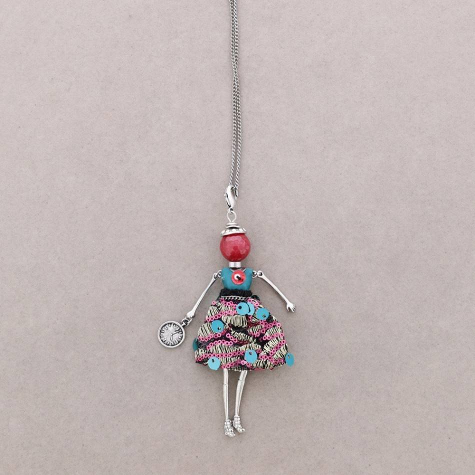 LONG PENDANT NECKLACE DOLL