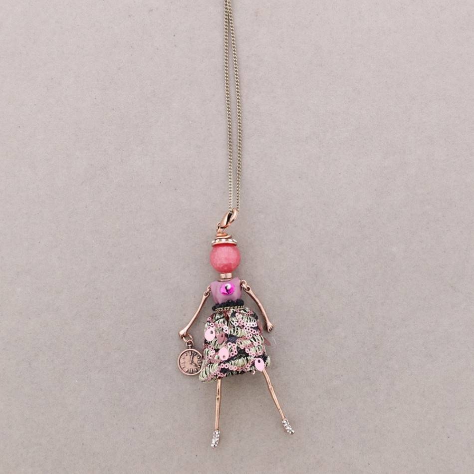 LONG PENDANT NECKLACE DOLL