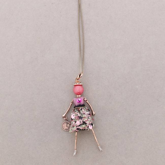 LONG PENDANT NECKLACE DOLL