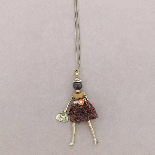 LONG PENDANT NECKLACE DOLL