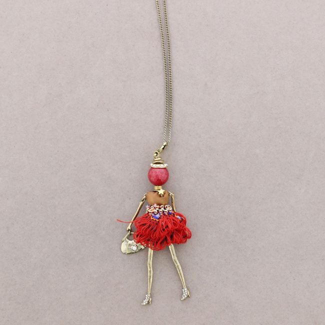 LONG PENDANT NECKLACE DOLL