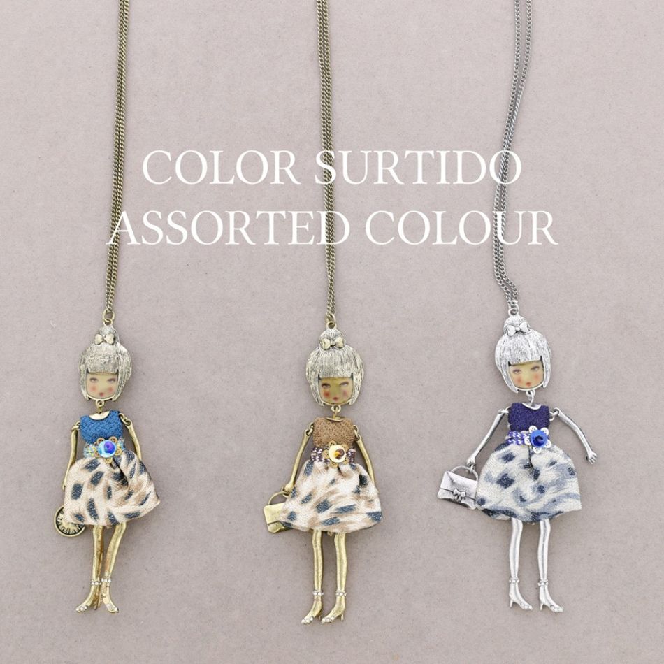 LONG PENDANT NECKLACE CARINE DOLL