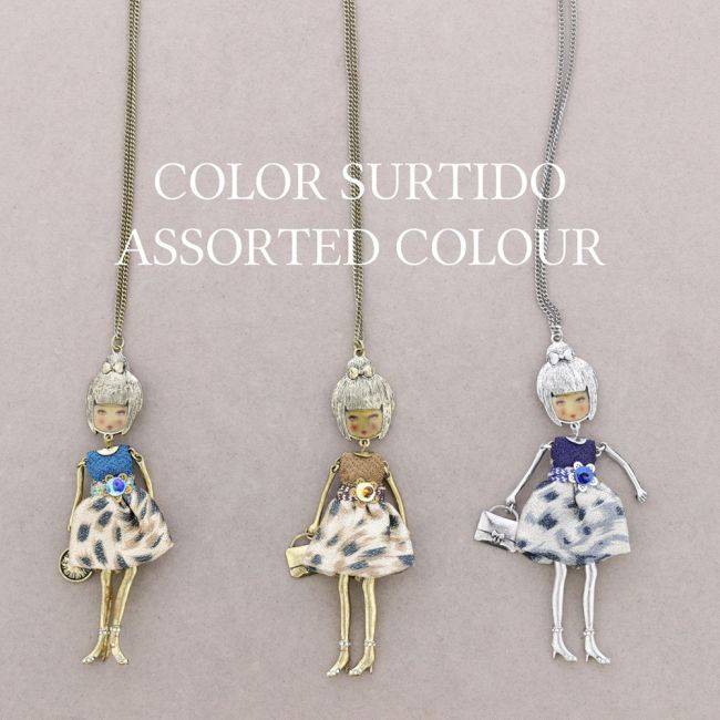 LONG PENDANT NECKLACE CARINE DOLL