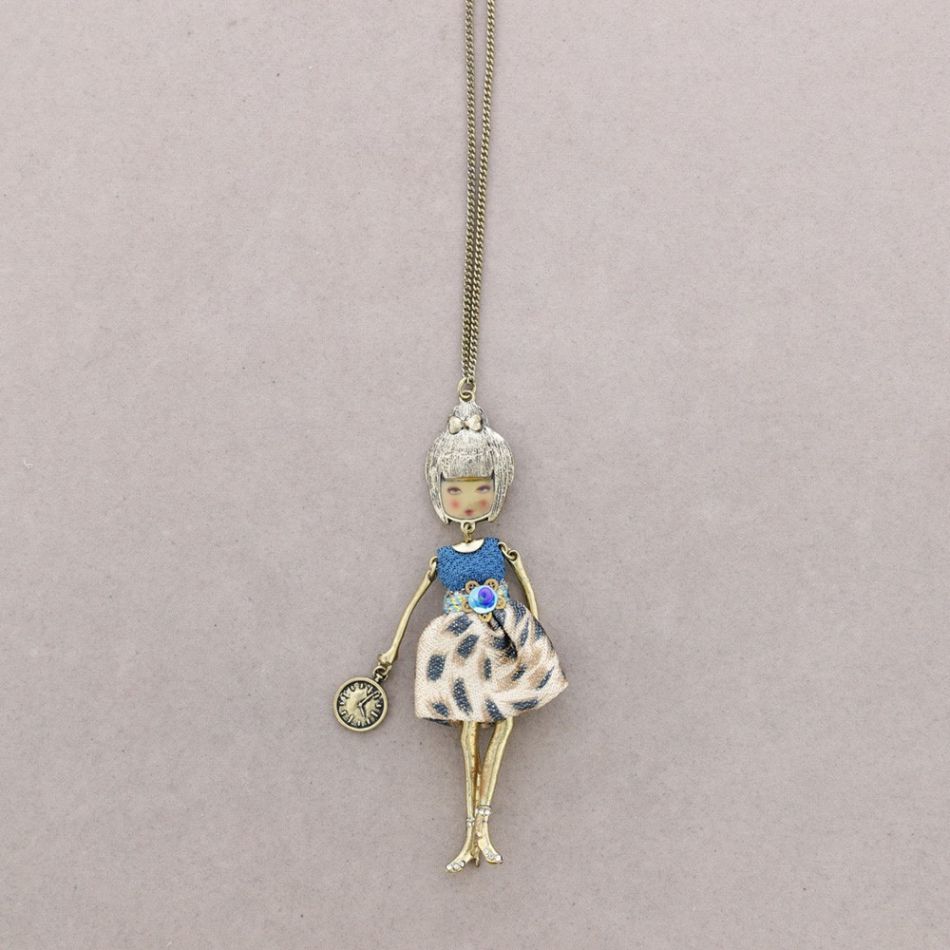 LONG PENDANT NECKLACE CARINE DOLL