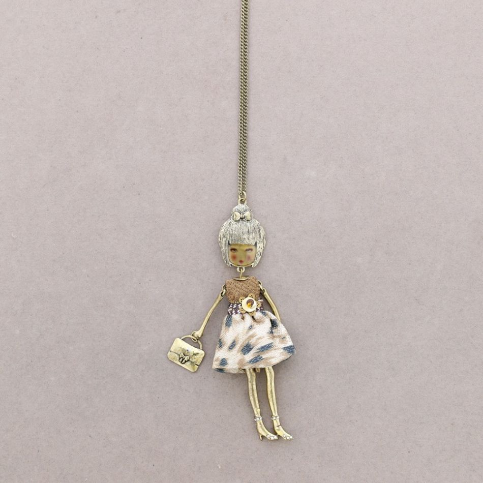 LONG PENDANT NECKLACE CARINE DOLL