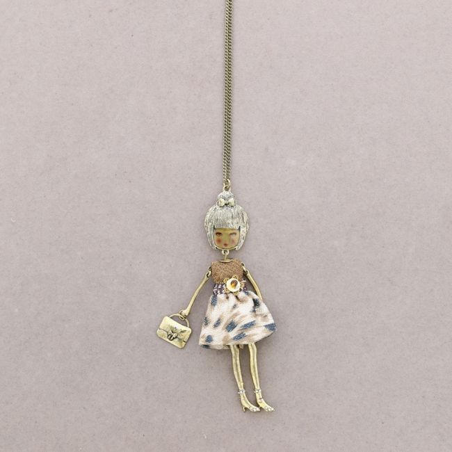 LONG PENDANT NECKLACE CARINE DOLL