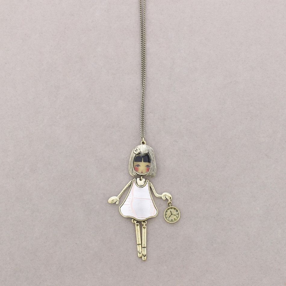 COLLAR LARGO COLG. MUÑECA BAILARINA