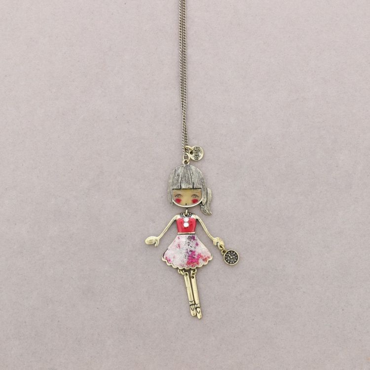 LONG NECKLACE BALLERINA NECKLACE 2