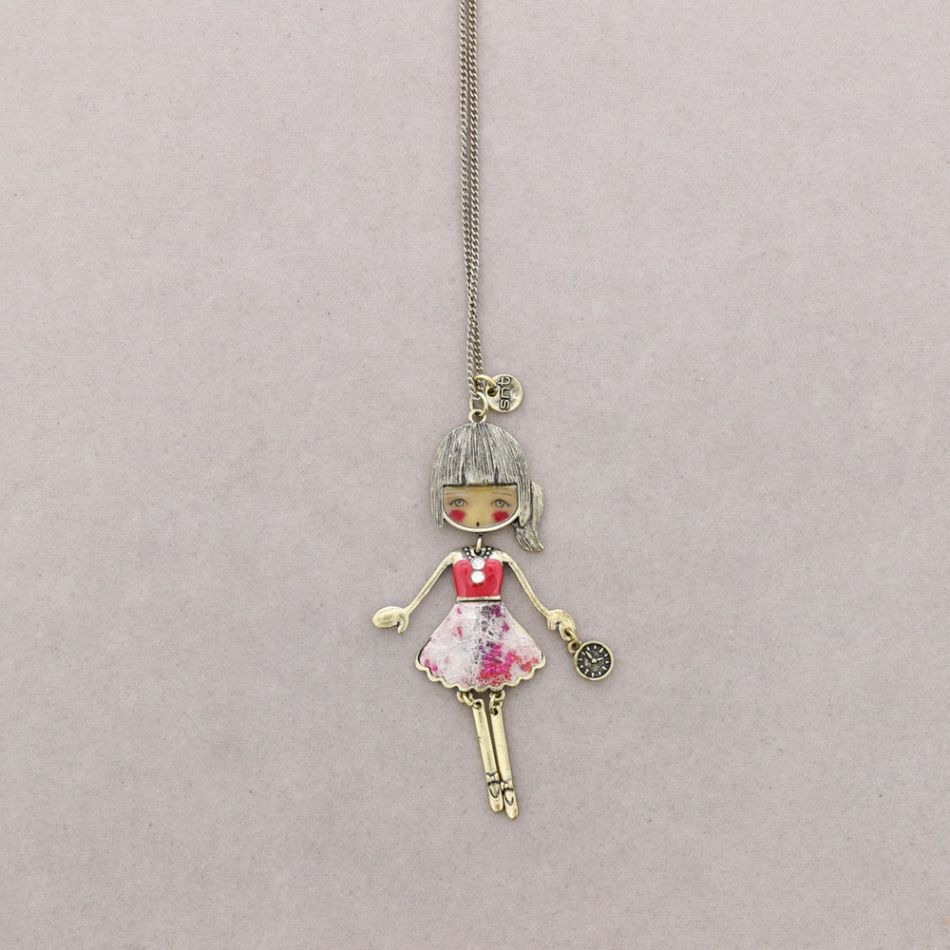 LONG NECKLACE BALLERINA NECKLACE
